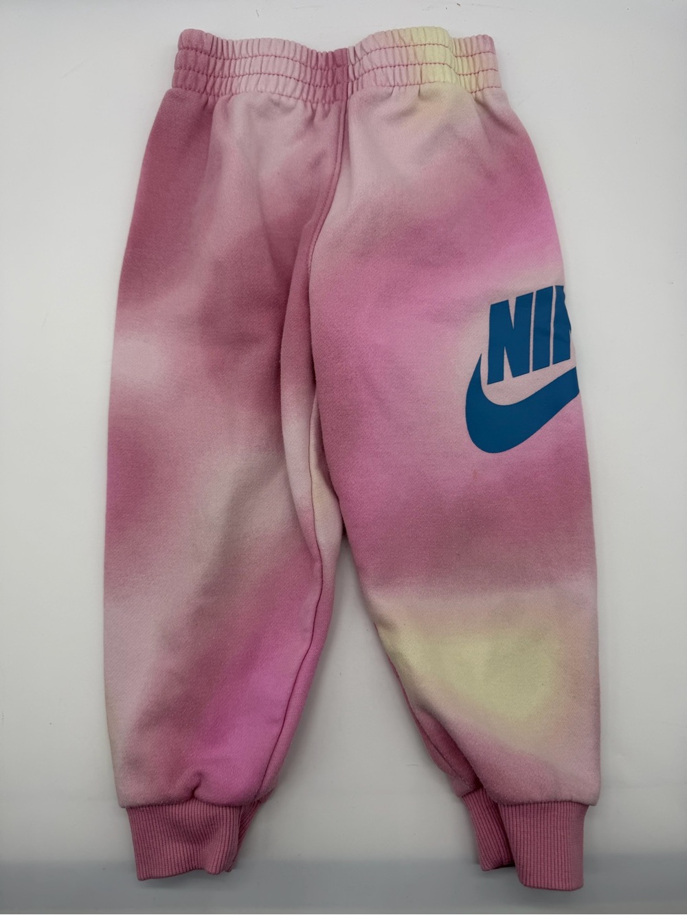 Nike Tie Dye 2 Piece Sweatsuit Hoodie Joggers Pink Girls Size 4T FLAW - Picture 5 of 8